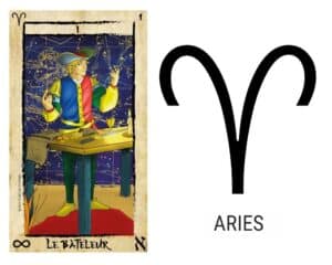 1 Il Bagatto, Aries, Ariete