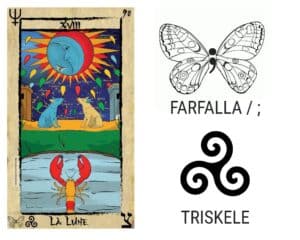 18 La Luna, Farfalla, Triskele