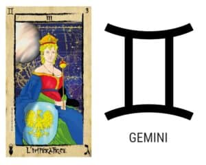 3 L'Imperatrice, Gemini, Gemelli